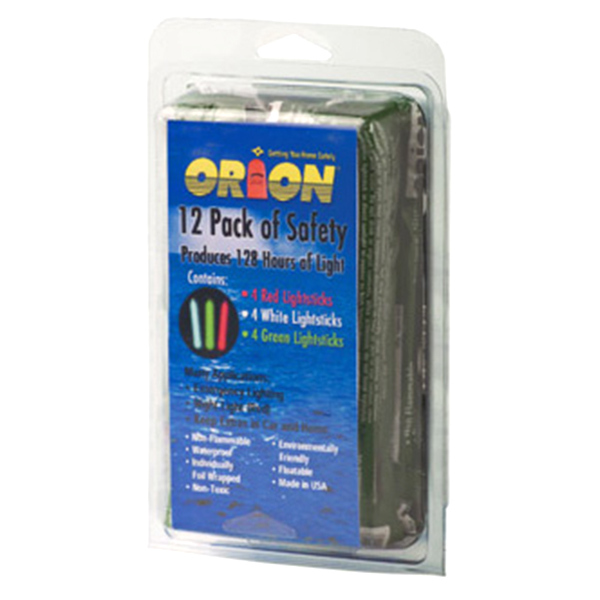 ORION–Disposable Chemical Light Sticks-4 pack (2 Green 1 Red 1 White) –  Marine Supplies USA