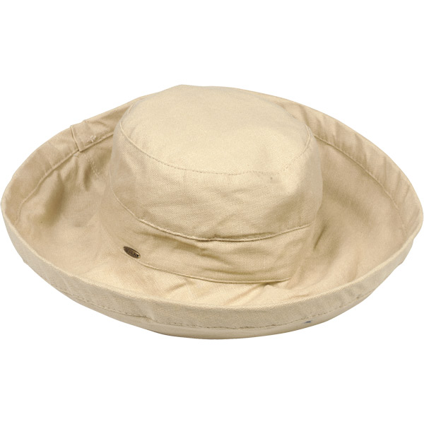 DORFMAN PACIFIC Women's Cotton Wide-Brim Hat