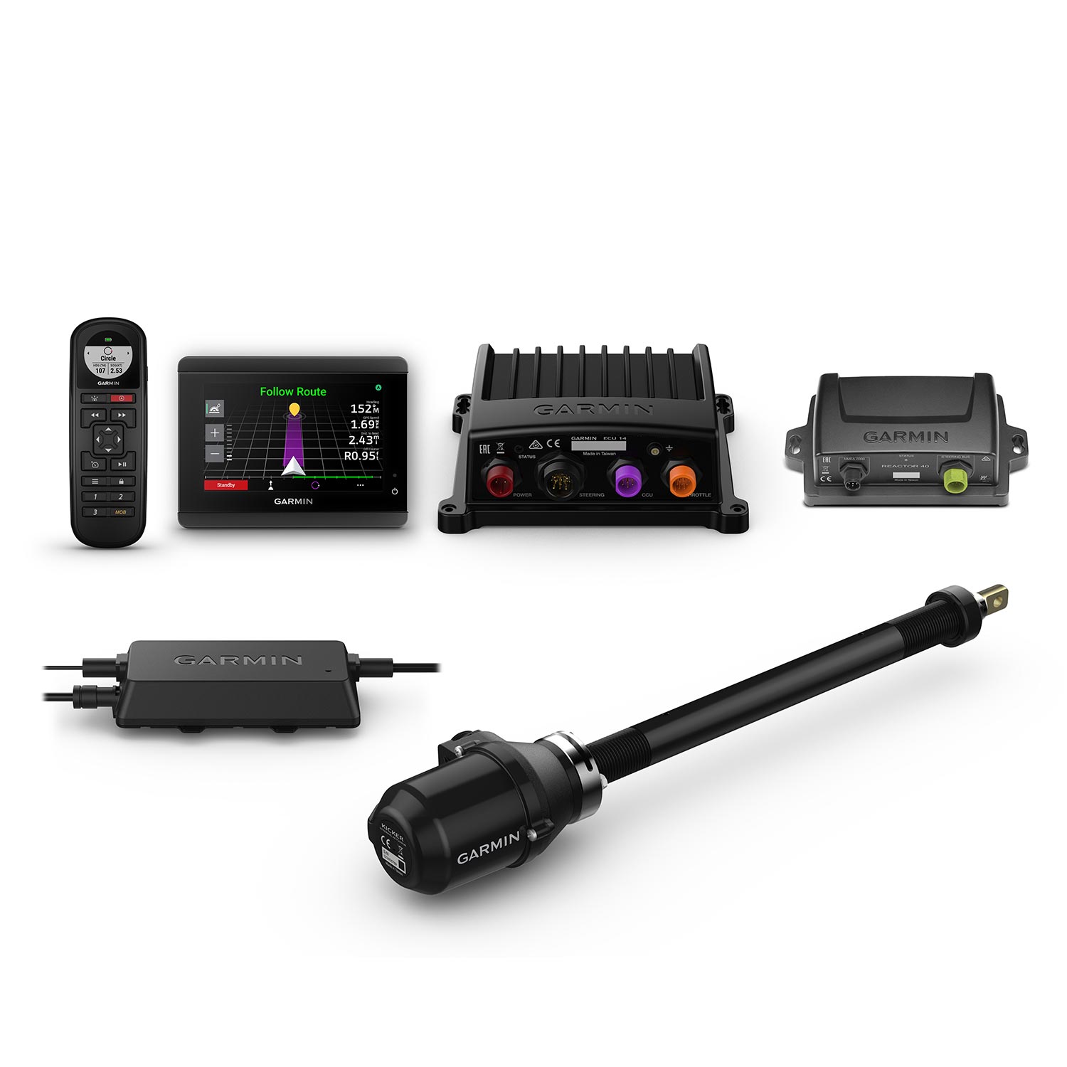 Garmin Reactor 40 Kicker Autopilot Precision Boat Steering & Control