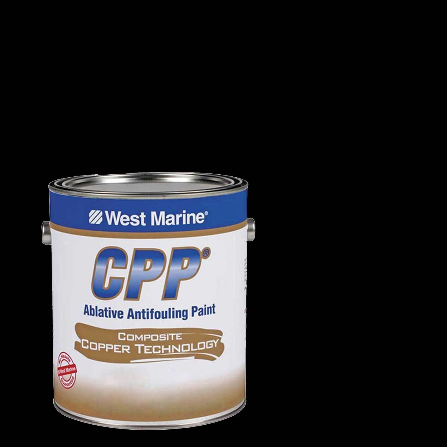 WEST MARINE CPP Plus Antifouling Paint, Black, Quart West Marine