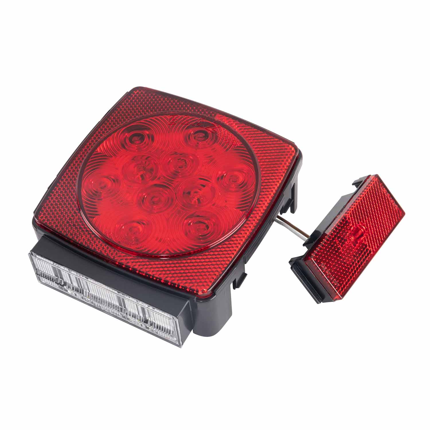 LESTER 806スローピーター ボロン Hopkins Square LED Submersible Trailer Light – Stop/Turn