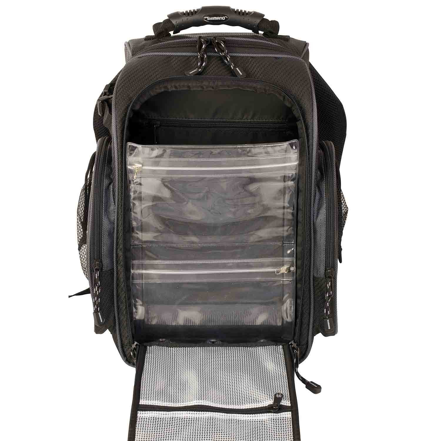 SHIMANO Compact Black Moon Tackle Backpack