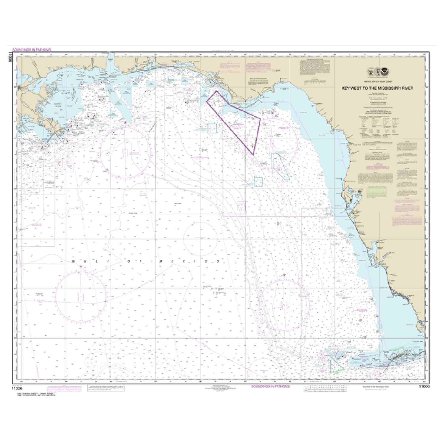 MAPTECH 11006 Gulf Coast Key West to Mississippi River West Marine