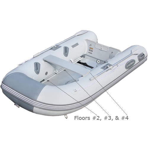 West Marine Al 290 Al 390 Inflatable Boat Replacement Floorboards