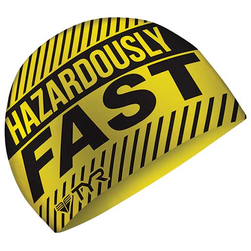 Swim Cap, Hazardous Yellow West Marine
