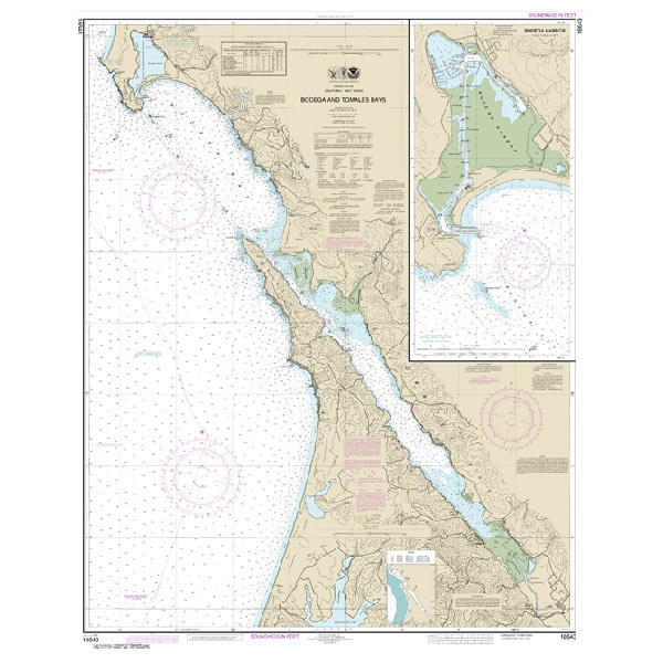MAPTECH 18643 Bodega & Tomales Bays Bodega Harbor West Marine