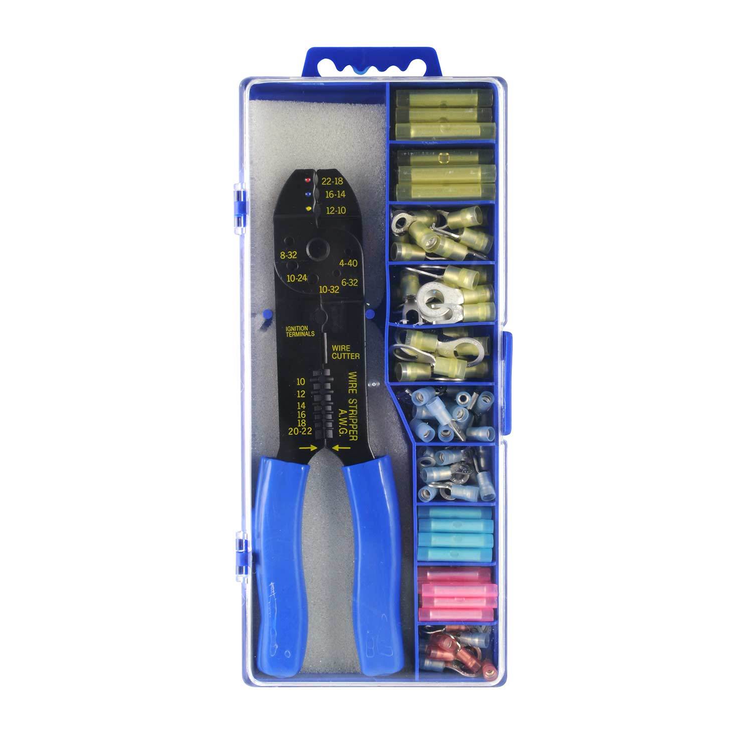 121Piece Connector Kit with Crimp Tool West Marine