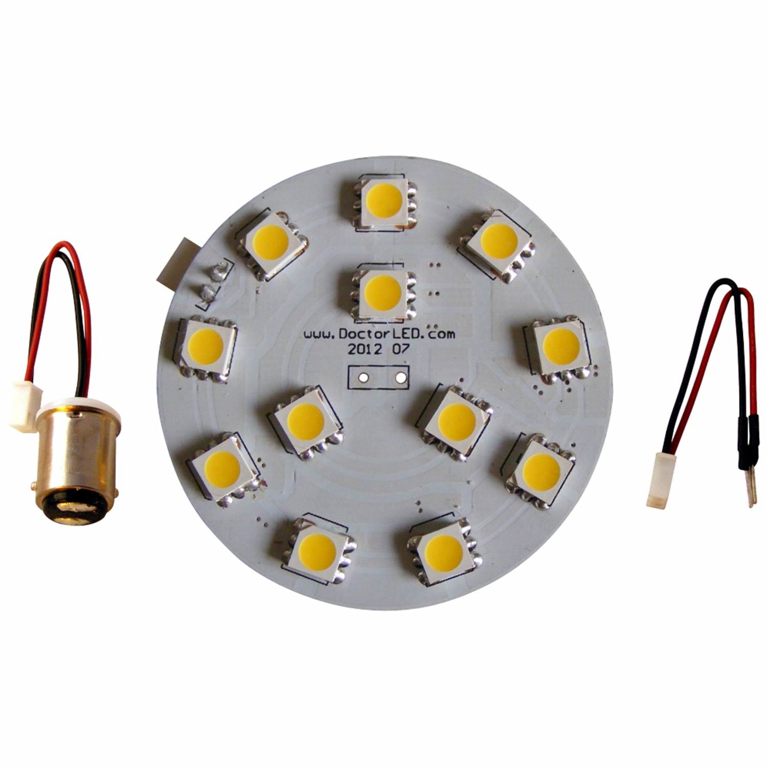 DR. LED Warm White Surface Mount Dome Light Conversion LED Kit West