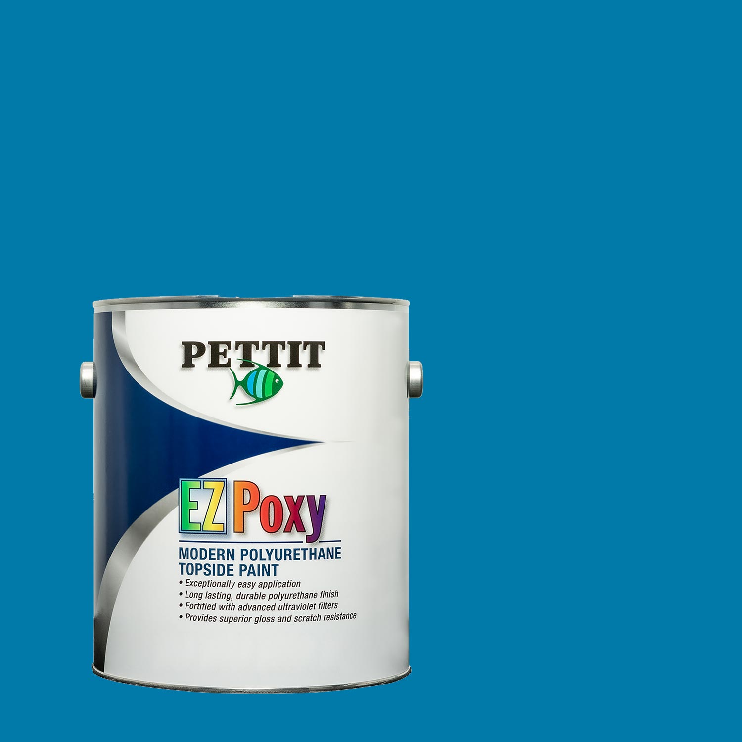 PETTIT PAINT EZPoxy Modern Polyurethane Topside Paint, Ocean Blue