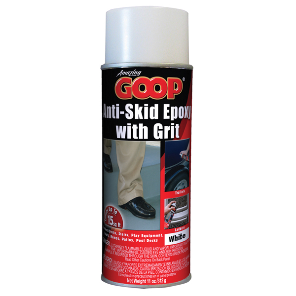 ECLECTIC PRODUCTS Goop Anti-Skid Epoxy Spray with Grit, Clear