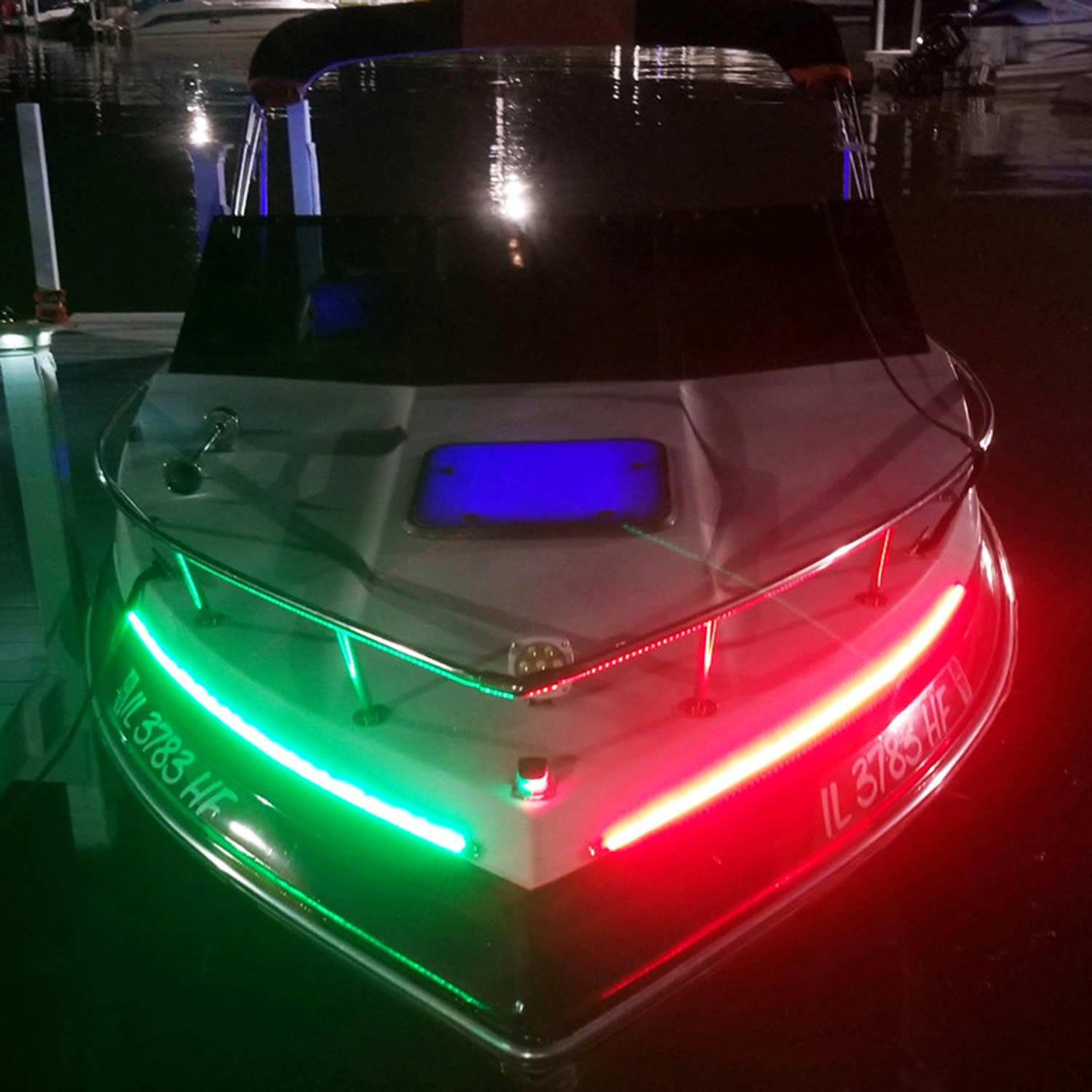 MARINE SPORT LIGHTING 12" Marine Vessel LED Strip Port & Starboard