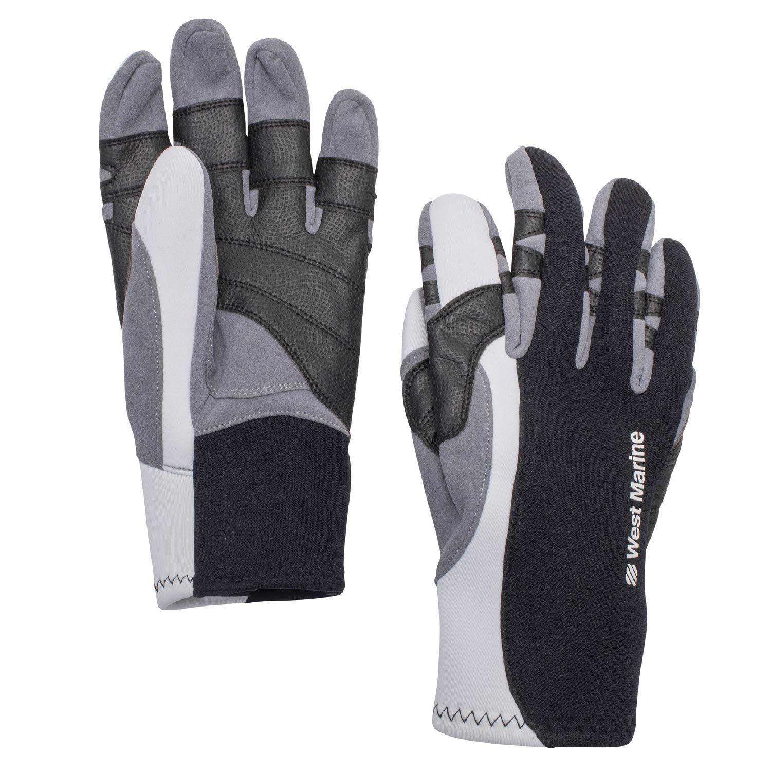 Men's Three Season Full Finger Sailing Gloves West Marine