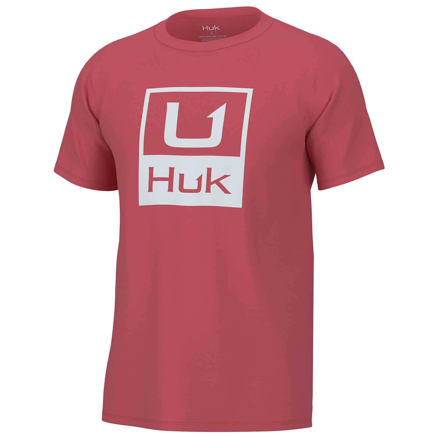 HUK Men's Huk Stacked Logo Shirt | West Marine