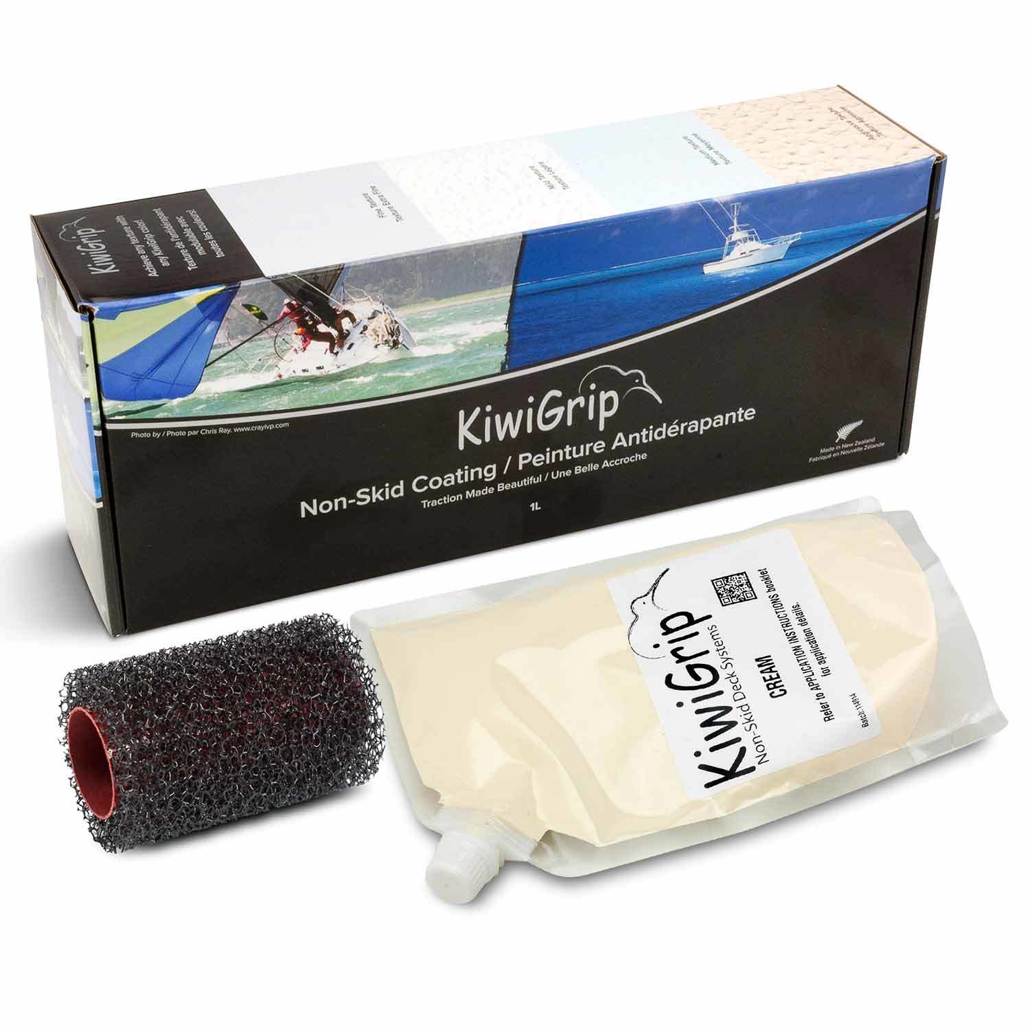 KIWIGRIP Nonskid Coating, Cream, Liter West Marine