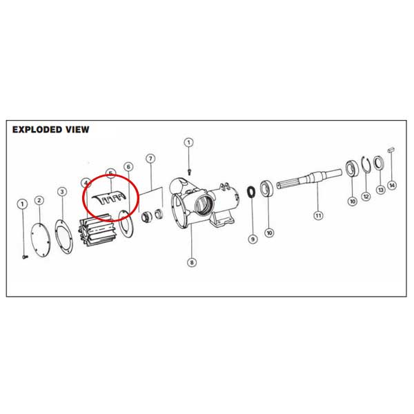 RULE INDUSTRIES Cam for SelfPriming Pump West Marine