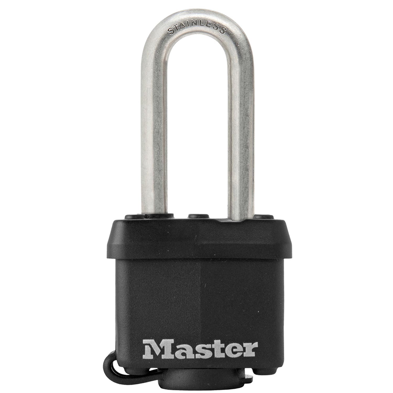 MASTER LOCK 1 9/16 Inch (40mm) Wide Covered Stainless Steel Pin Tumbler