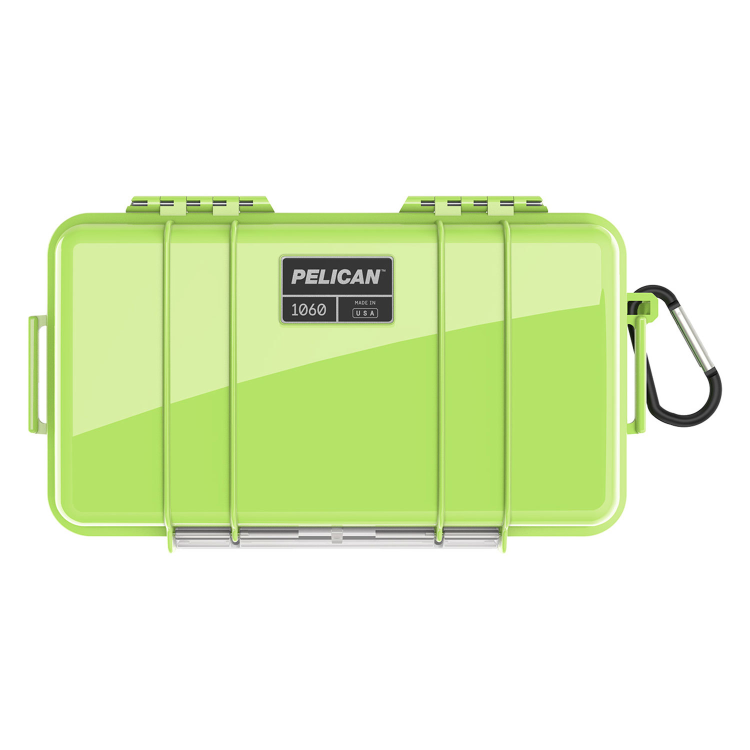 PELICAN PRODUCTS 1060 Waterproof Micro Case, Bright Green