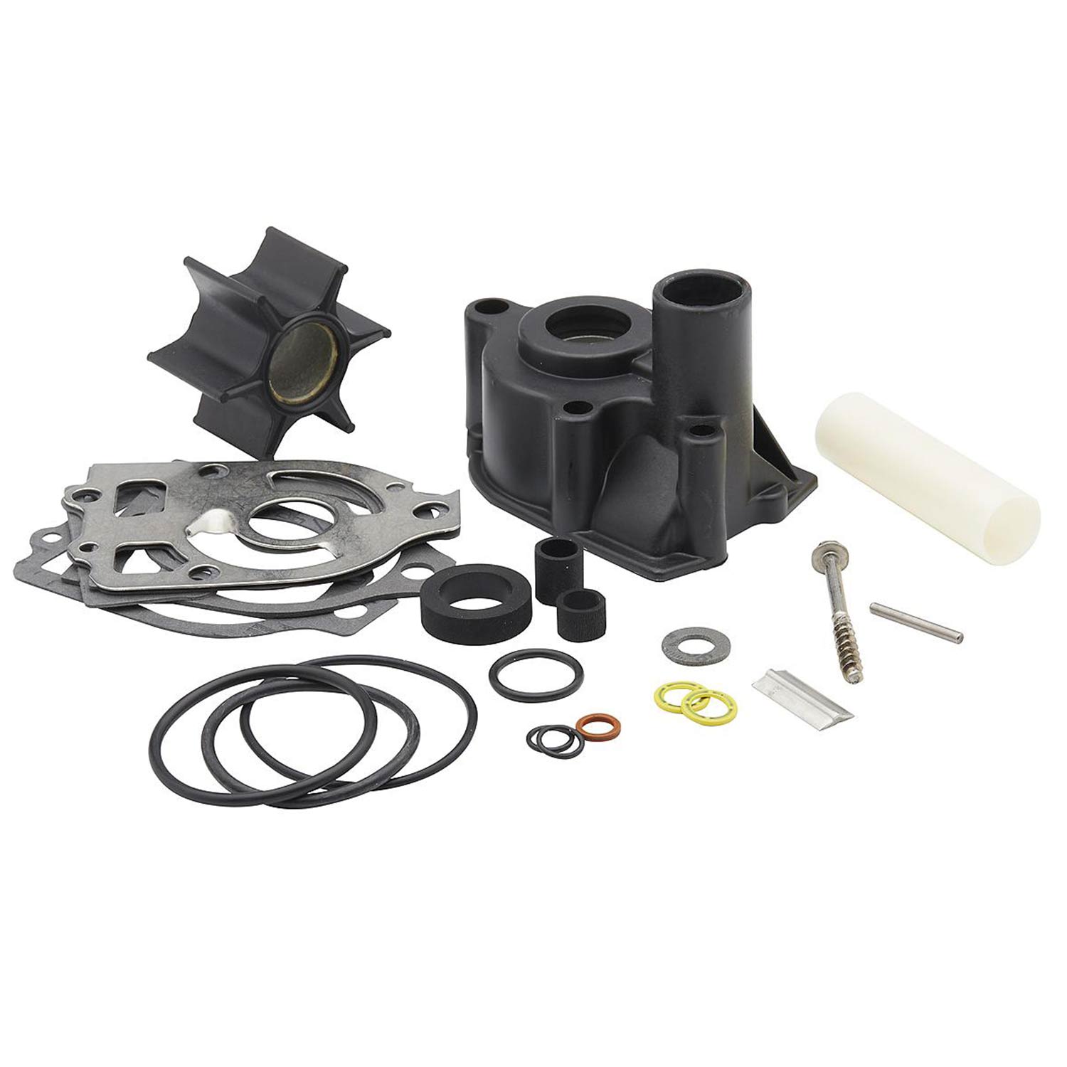 thumbnail image 2 of Water Pump Repair Kit For Mariner/Mercury 115HP Outboard Motors (Fits 8061120-8061269) - Includes Impeller, Housing, Gaskets 2 of 10