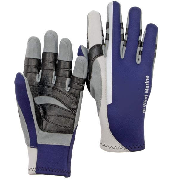 WEST MARINE Three Season Full Finger Sailing Gloves West Marine