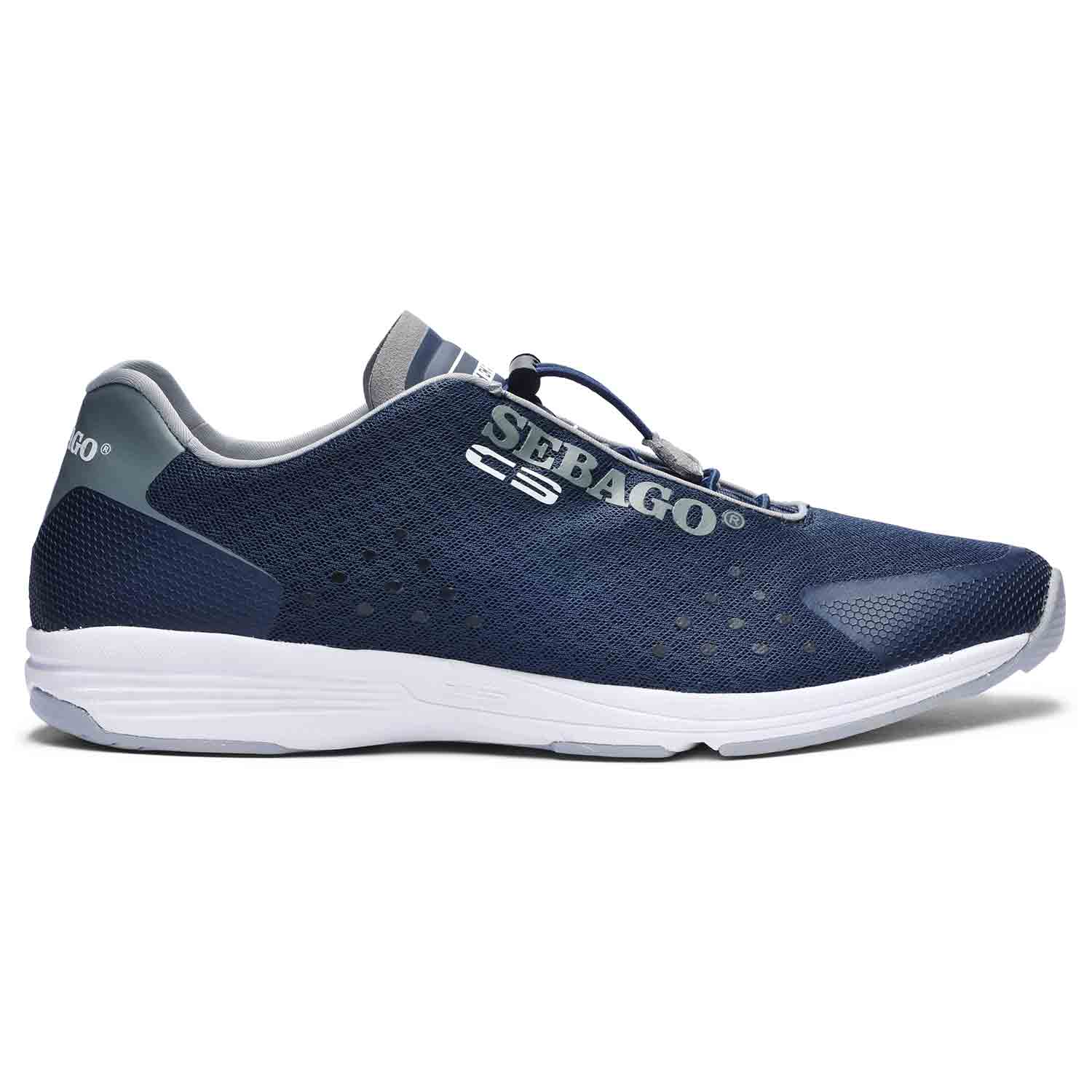 EUC Men\'s Size 8 1/2 Sebago C3 Cyphon Sea Fisherman Sandal White/Navy Cyphon Sea Sport Woman - Grey & Navy – Sebago-USA main image 4