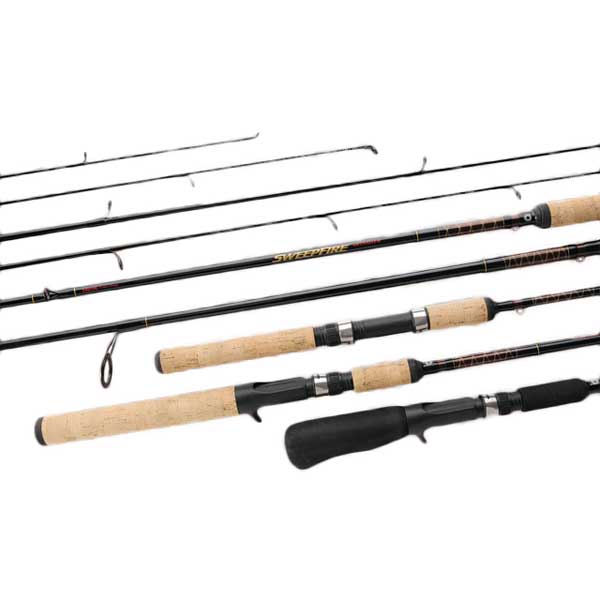 DAIWA Sweepfire Spinning Rod, Medium Heavy Power, 6-14lb. Line