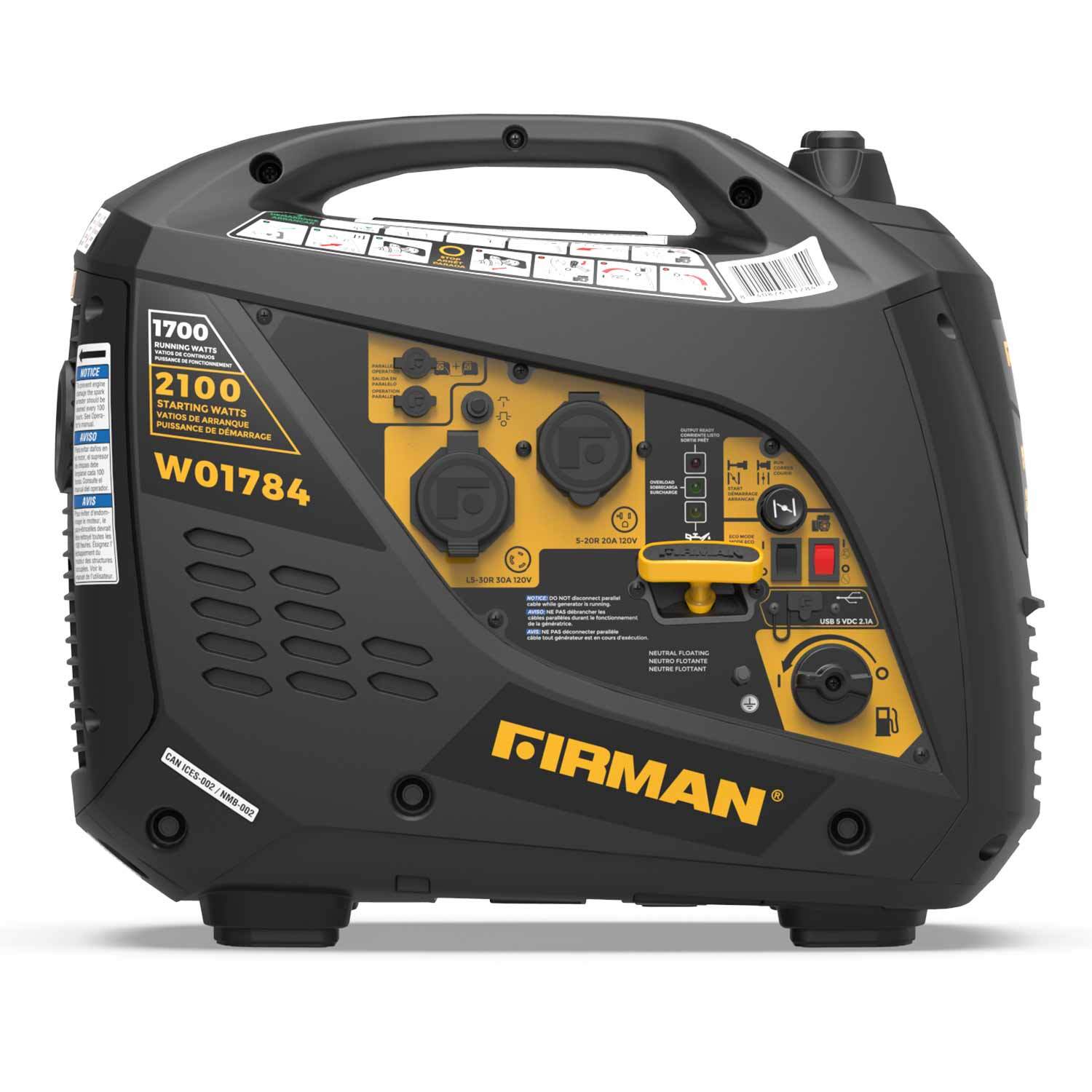 FIRMAN POWER EQUIPMENT Whisper Series 1700 Watt Inverter Generator