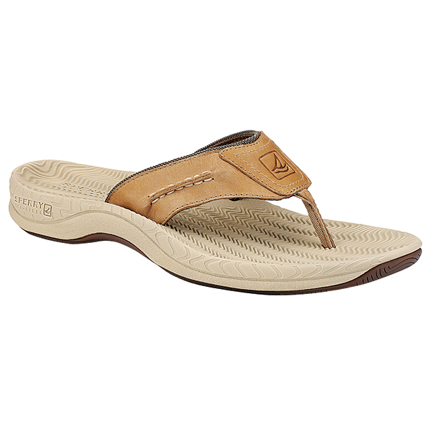 sperry flip flops men's