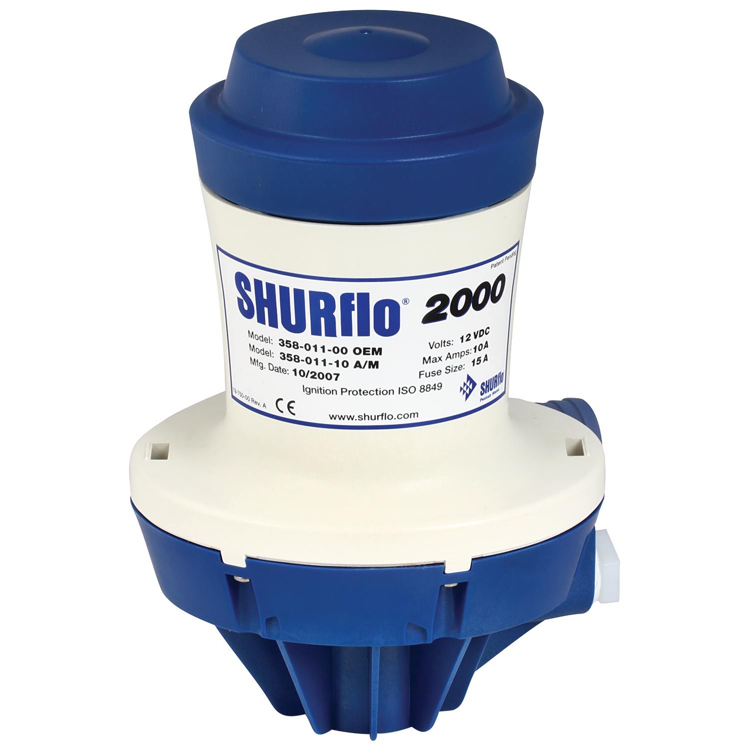 SHURFLO Livewell 2000 Pump West Marine