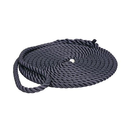 Premium Navy Prespliced ThreeStrand Nylon Dock Lines West Marine