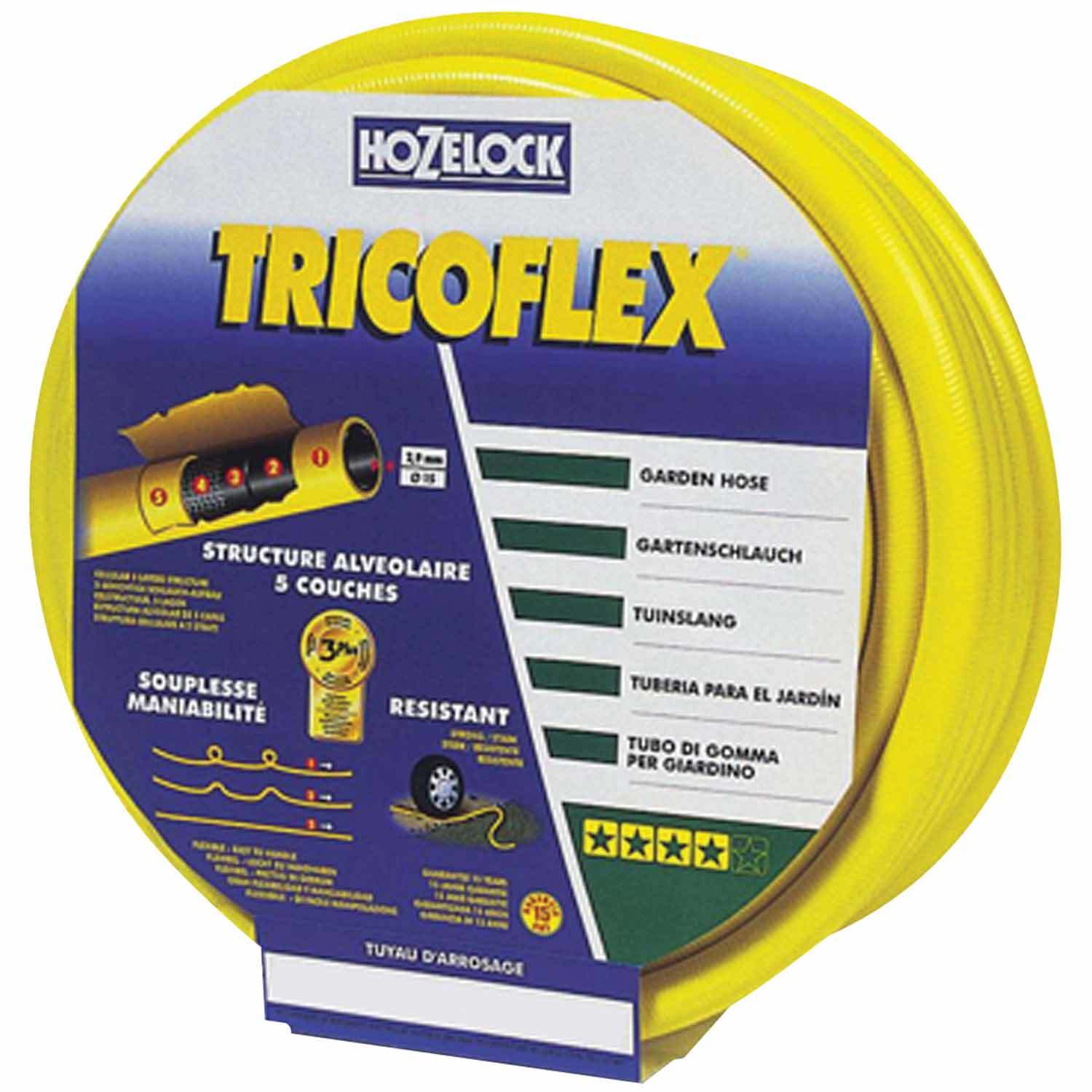 Yellow Tricoflex Hose/ Garden Hose/ Flexible/ Anti kink 
