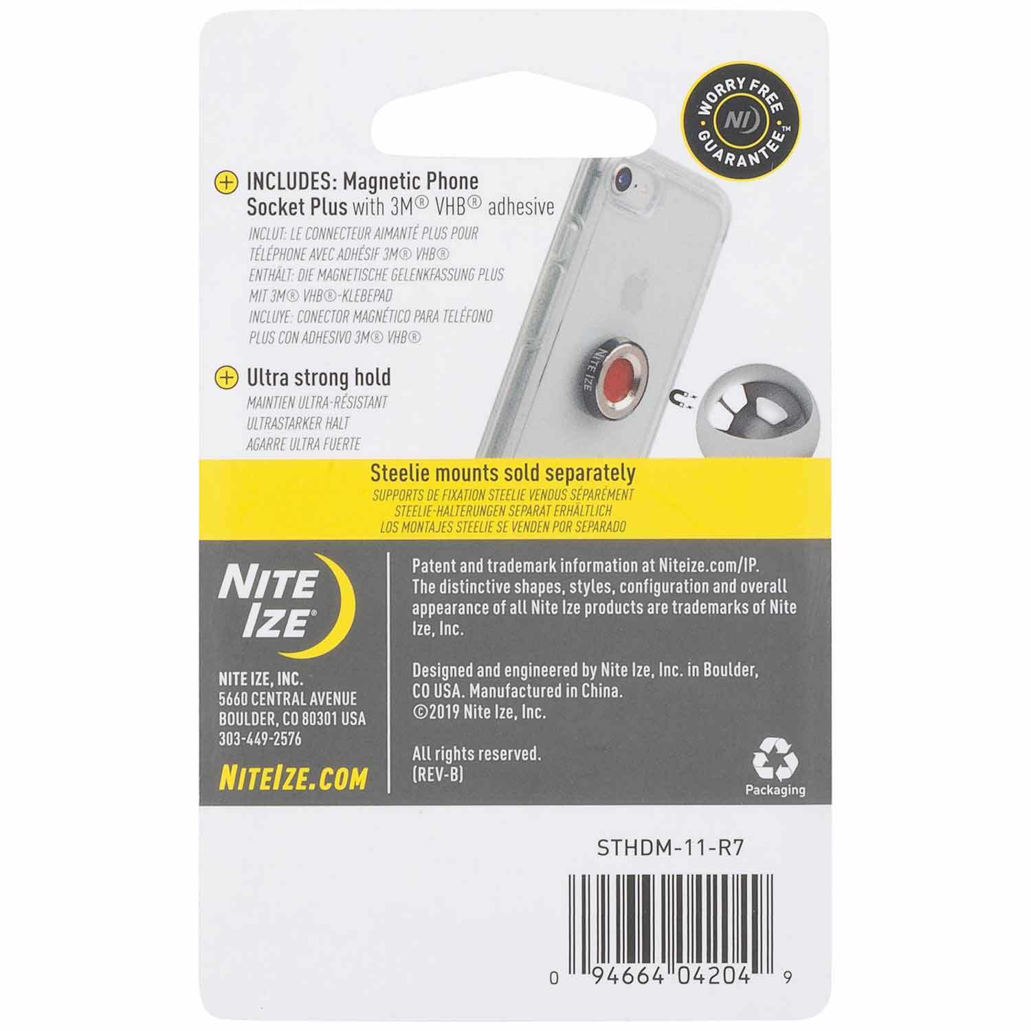 NITE IZE Steelie® Magnetic Phone Socket Plus