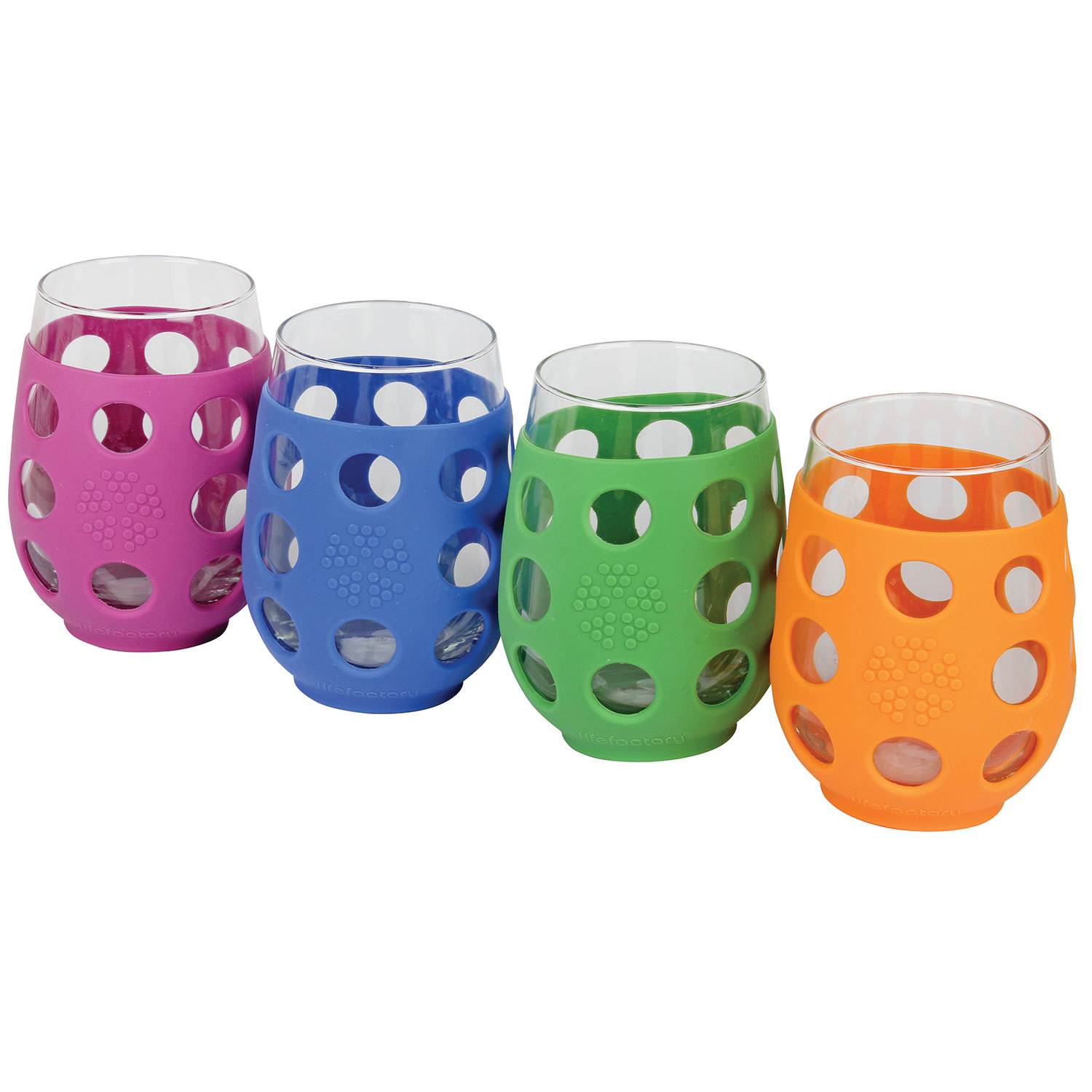 LIFEFACTORY INC 17 oz. Wine Glasses Set of 4