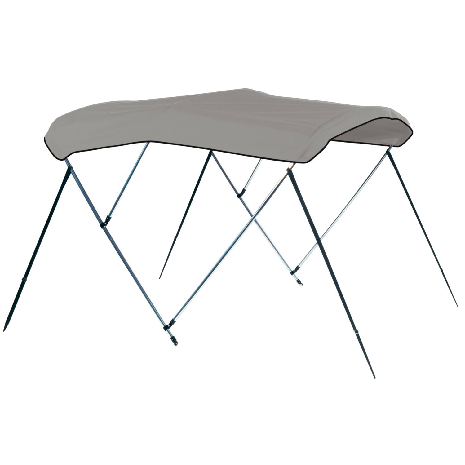 CARVER 3Bow Round Tube Bimini Complete Top Kit, 72" L x 54" T , Fits