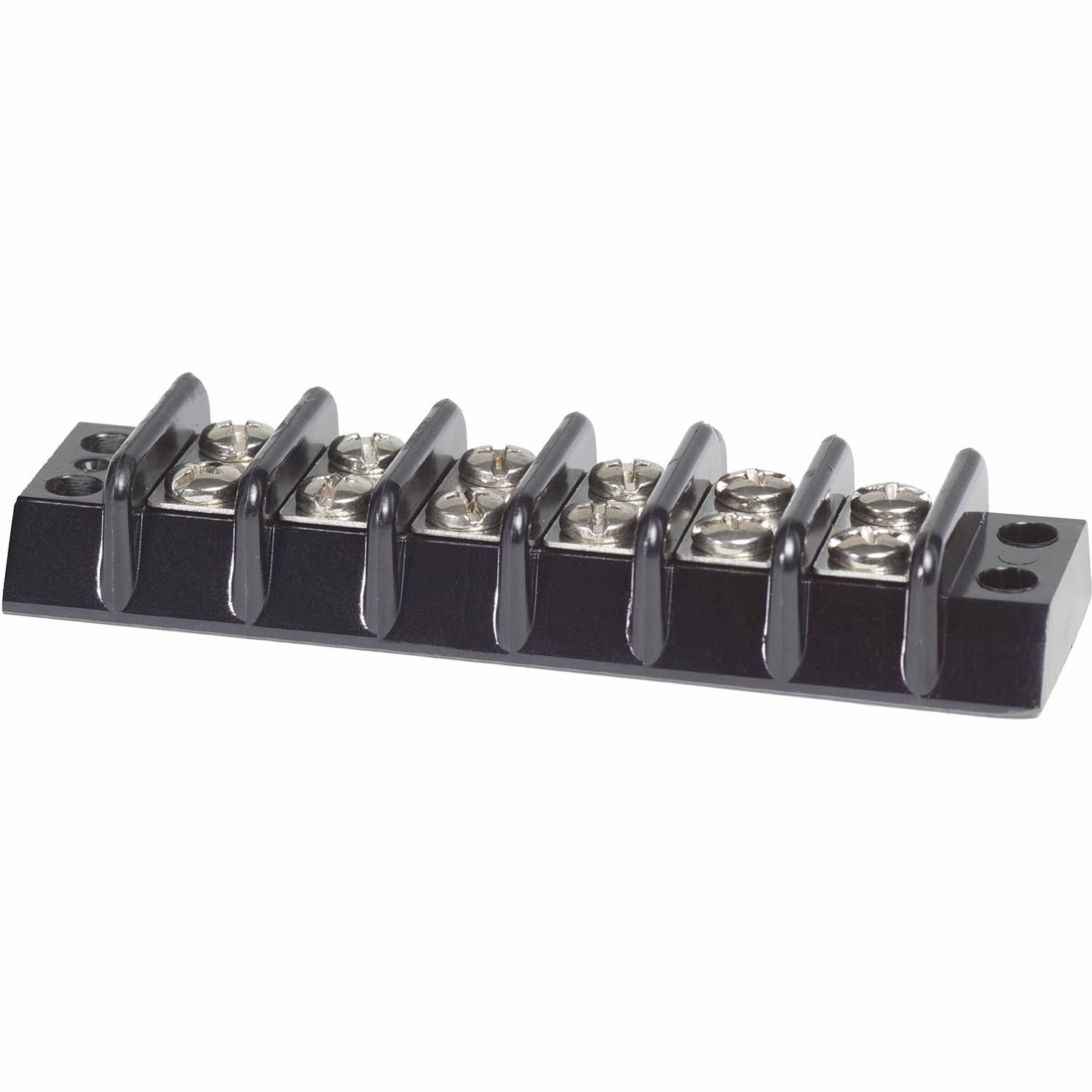 BLUE SEA SYSTEMS 6Circuit Terminal Block, 30A AC/DC 600V West Marine