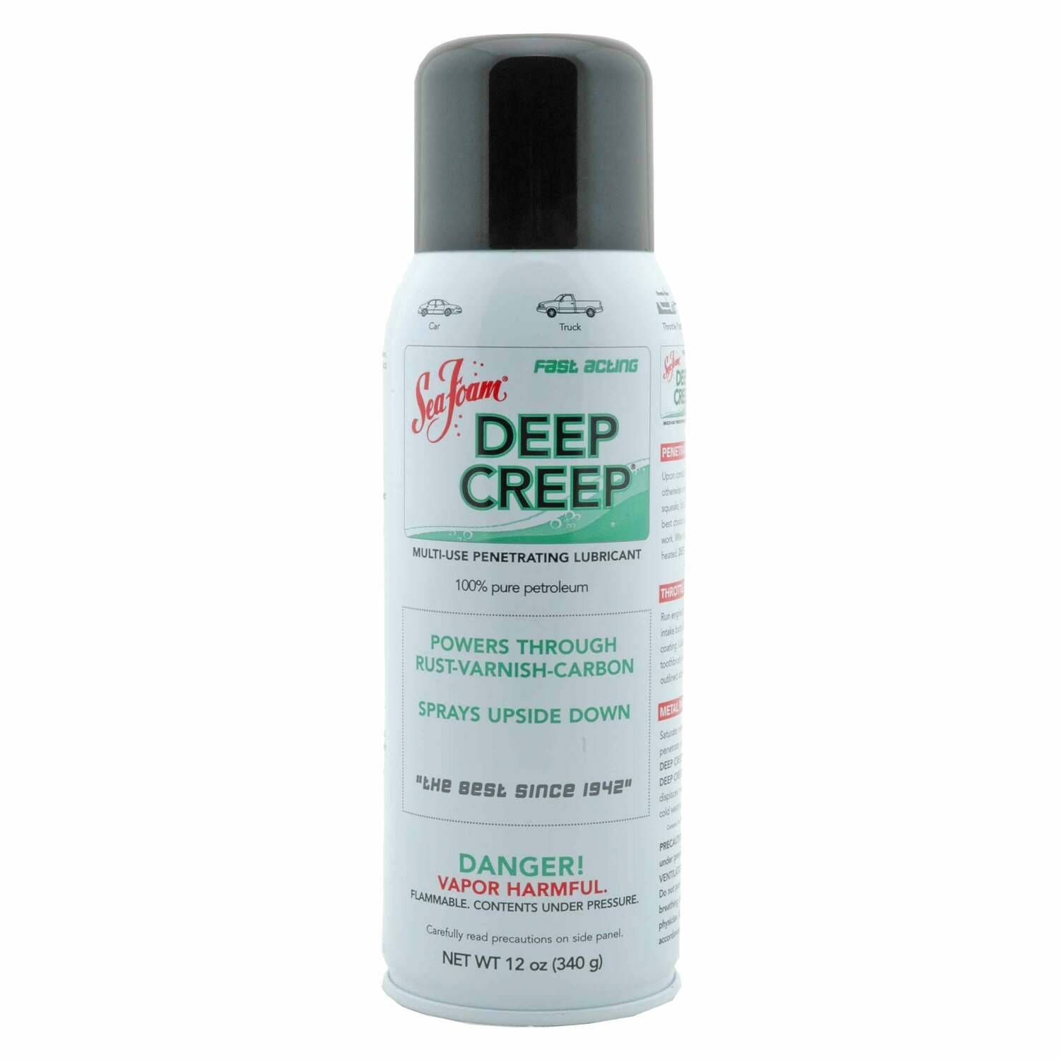Sea Foam Deep Creep; penetrating oil and lubricant, frees rusted parts and  lubricates equipment, 12 oz. DC14 - Advance Auto Parts