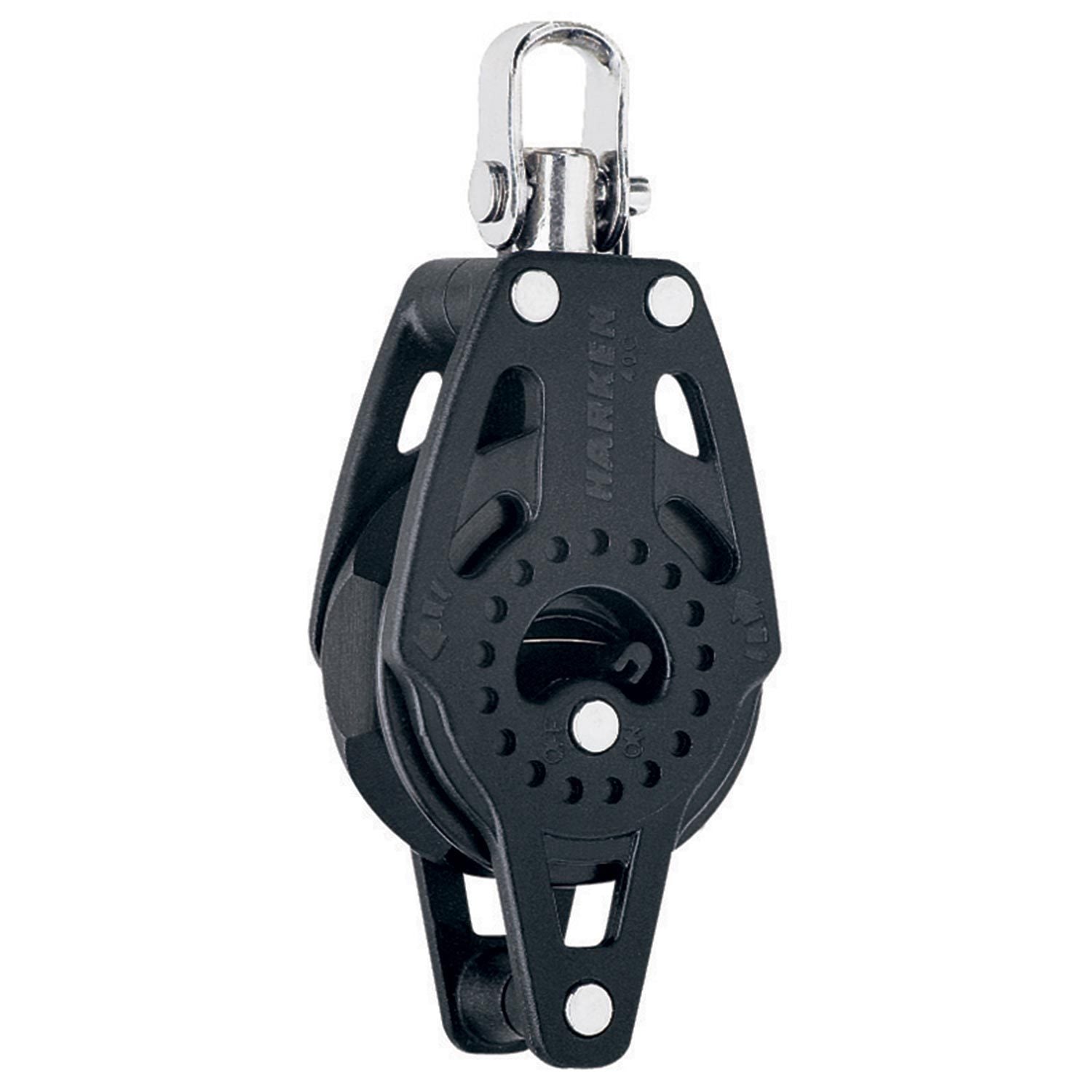 Harken 40mm Carbo Single Ratchet Block w/Swivel  Becket [2609] main image 0