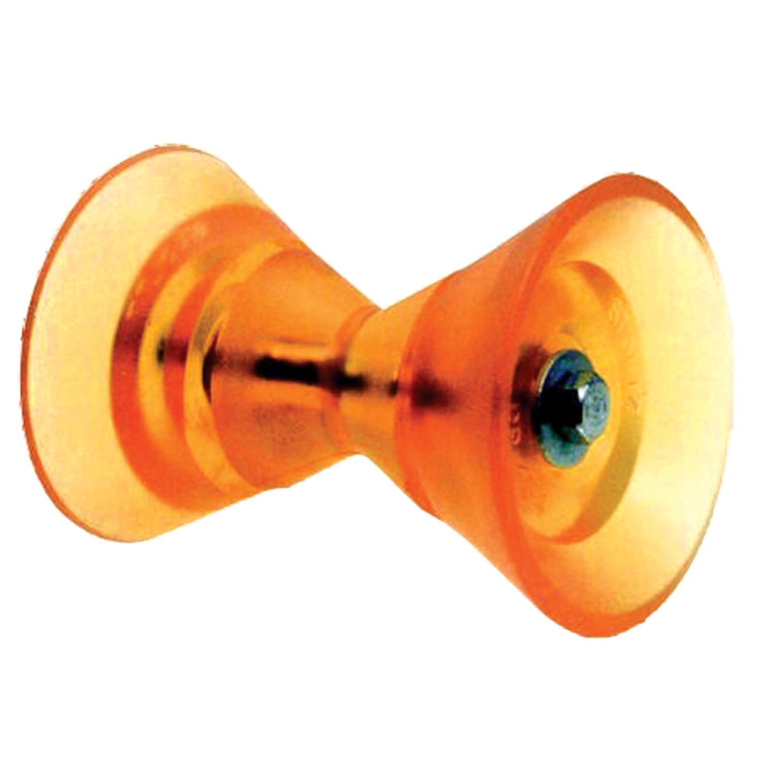 MARPAC 4 Inch Boat Trailer Bow Stop Roller – Black Molded Rubber – 7-59507