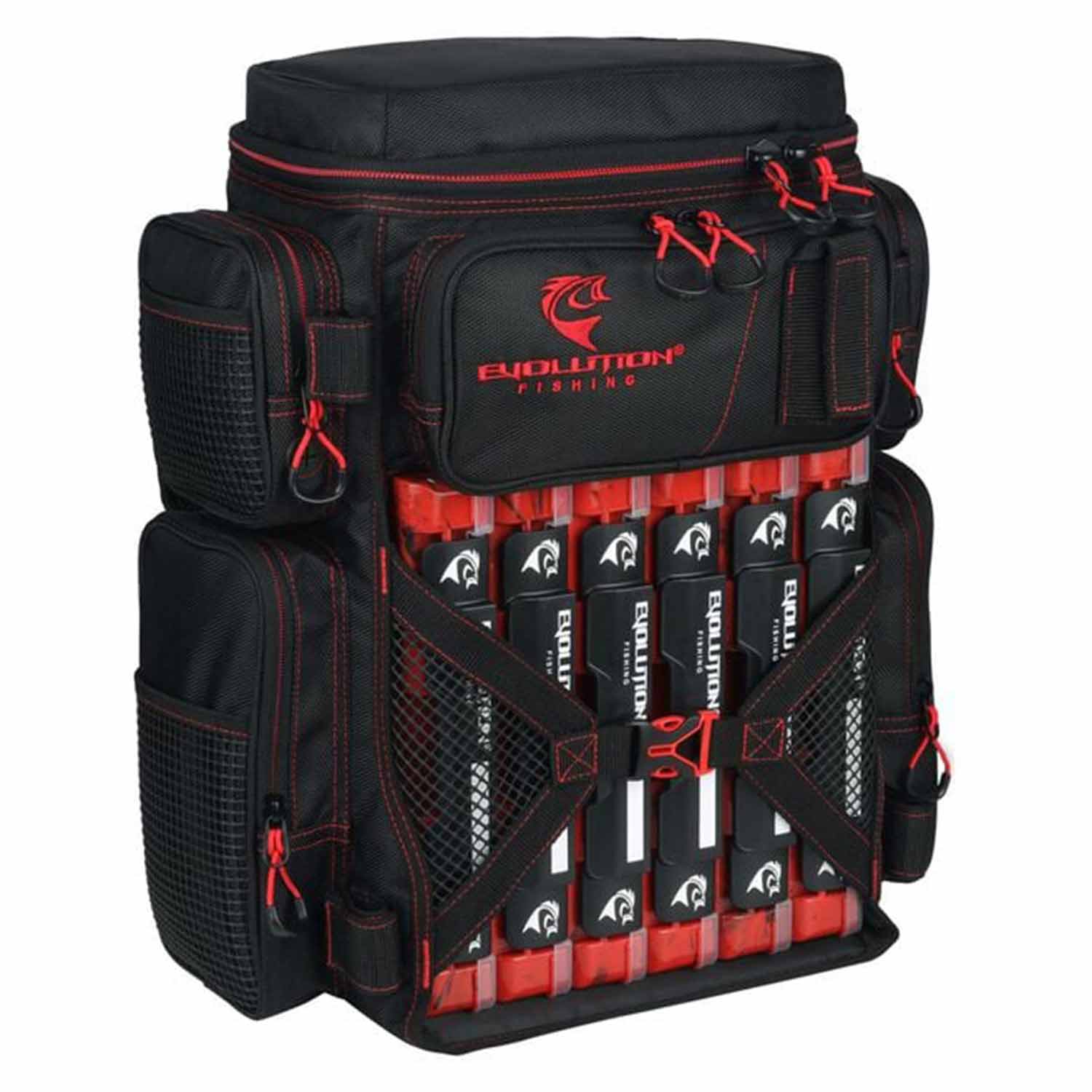 EVOLUTION OUTDOOR Drift Series 3600 Tackle Backpack with Rod