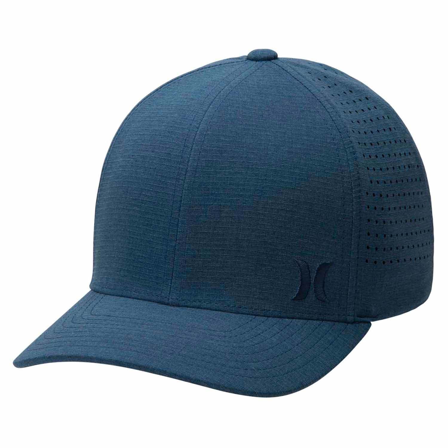 thumbnail image 2 of Hurley Men's Phantom Ripstop H2O Dri-Fit Flex Fit Cap - Black, Small/Medium (AH9627) 2 of 5