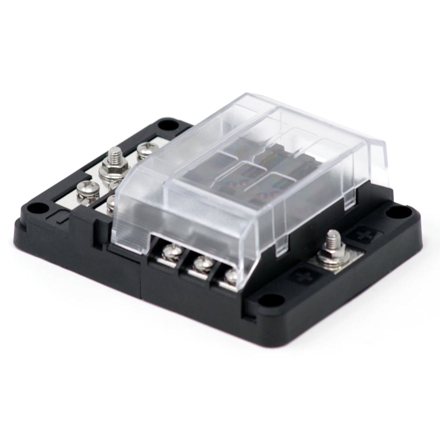 Rt Ground Module EGIS MOBILE ELECTRIC RT Series 6 Position Fuse Block with Ground & LED ...