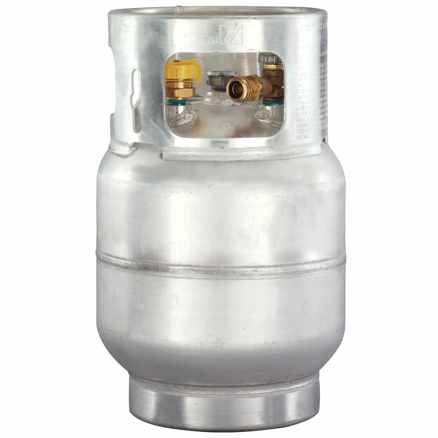 Steel DOT Vertical LP Gas Cylinder Equipped with OPD Valve, 20 lb
